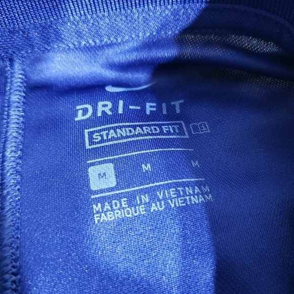 NIKE Dri-Fit Victory Ladies Sleeveless Golf Shirt Blue M - Picture 4 of 6